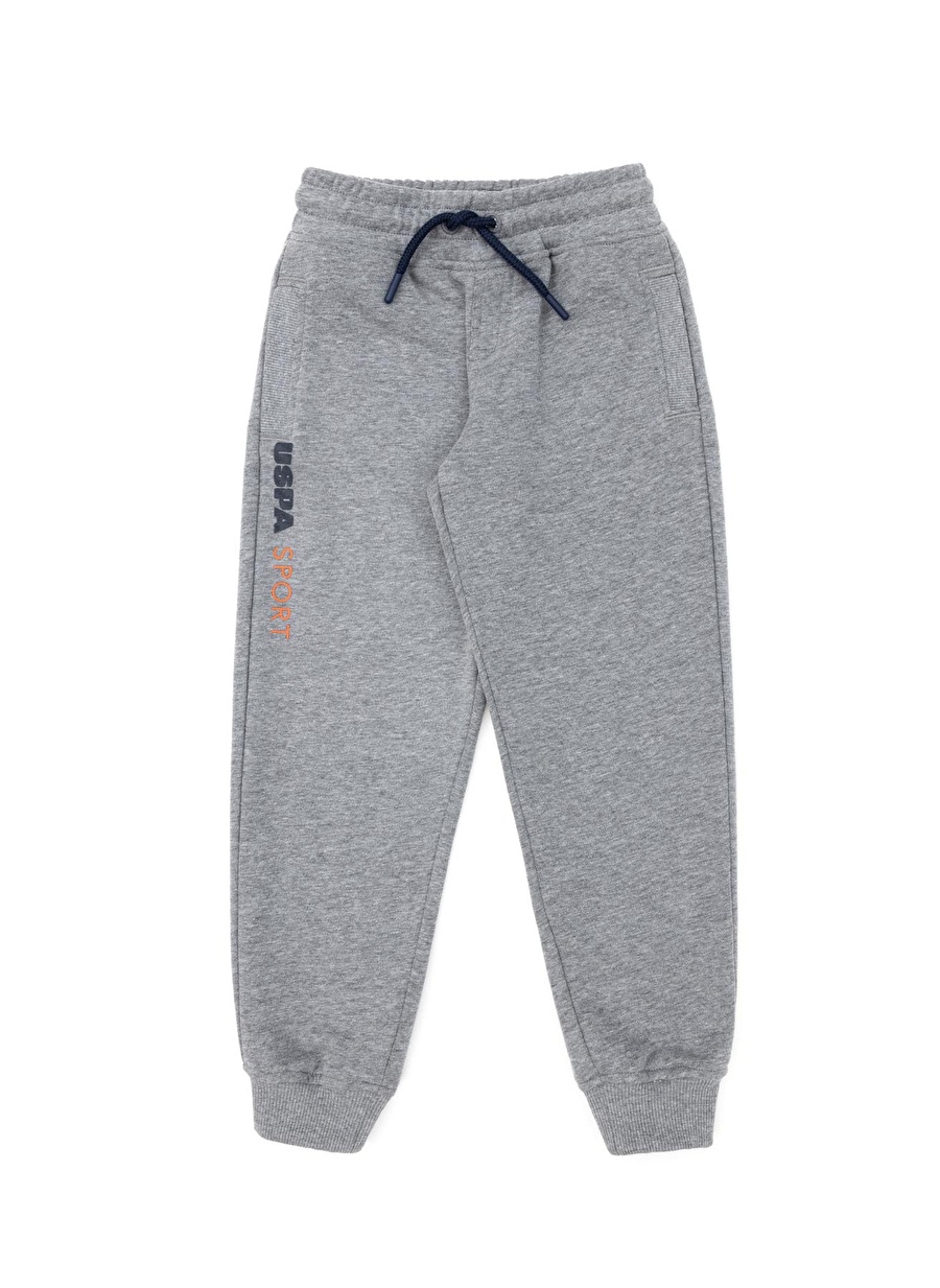 U.S. Polo Assn. Gri Melanj Erkek Çocuk Sweatpant RC-DINYAKIDS _1