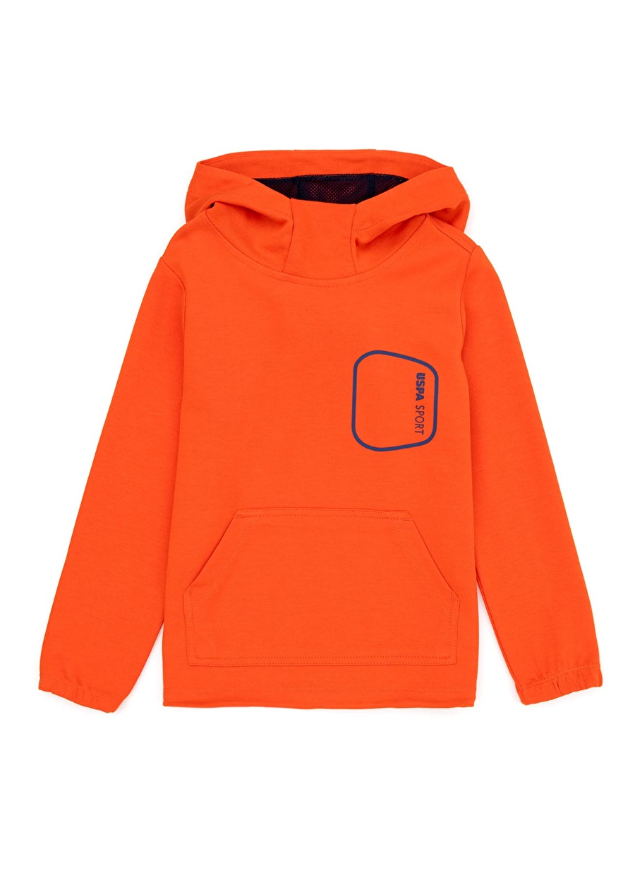 U.S. Polo Assn. Turuncu Erkek Çocuk Sweatshirt RC-NAKOKIDS