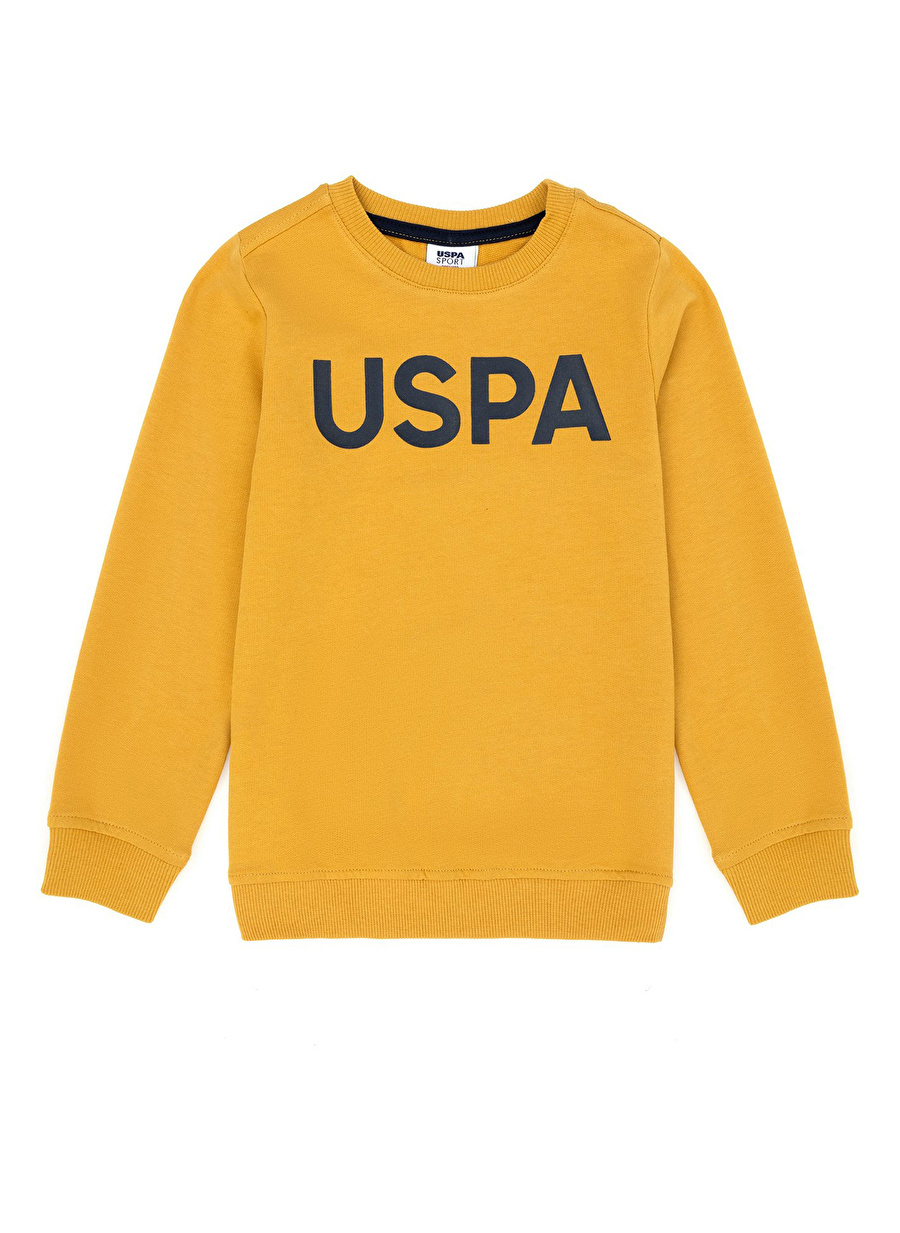 U.S. Polo Assn. Erkek Çocuk Hardal Sweatshırt JEREMYKIDSSK023