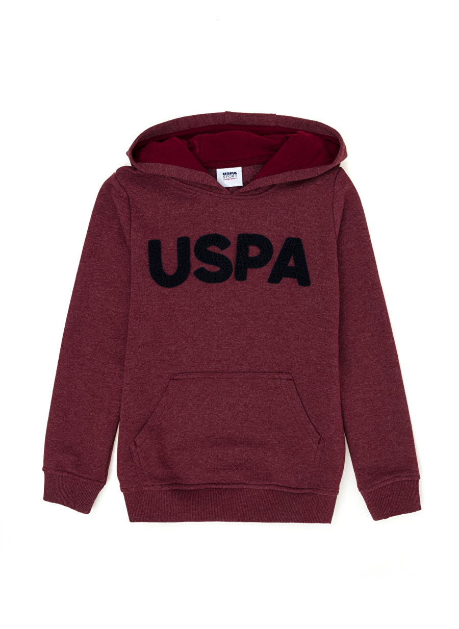 U.S. Polo Assn. Erkek Bordo Sweatshırt JAXELSK023