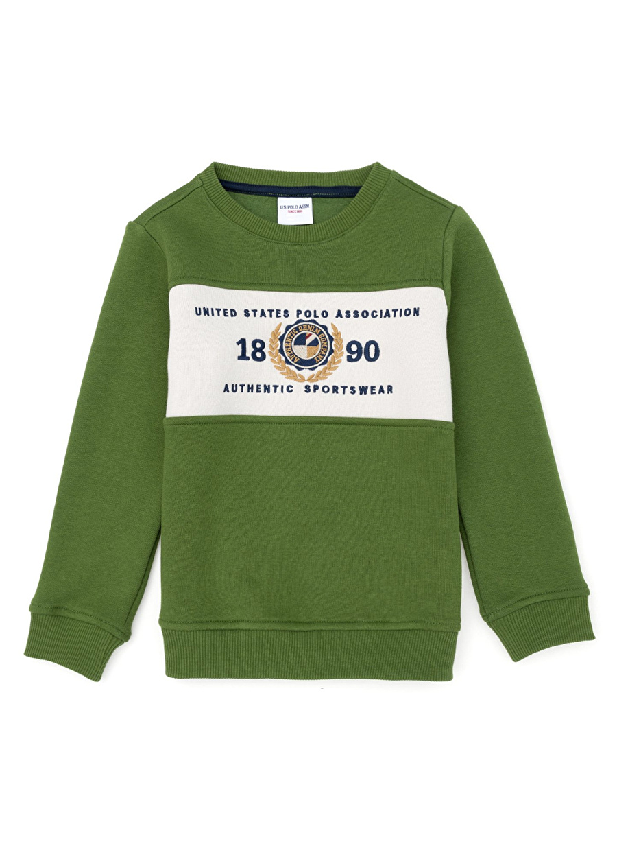 U.S. Polo Assn. Yeşil Erkek Çocuk Sweatshirt