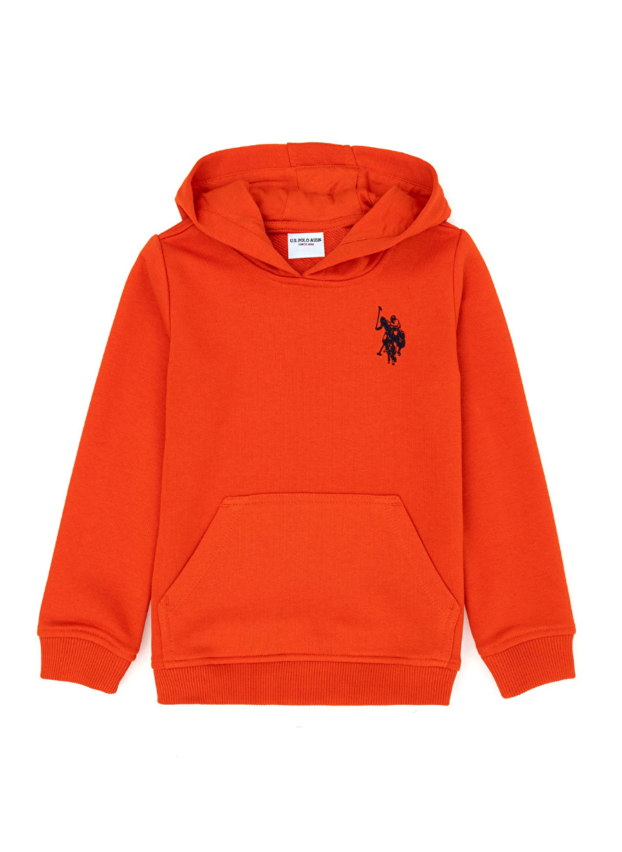 U.S. Polo Assn. Erkek Çocuk Turuncu Sweatshırt GURINKIDSSK023