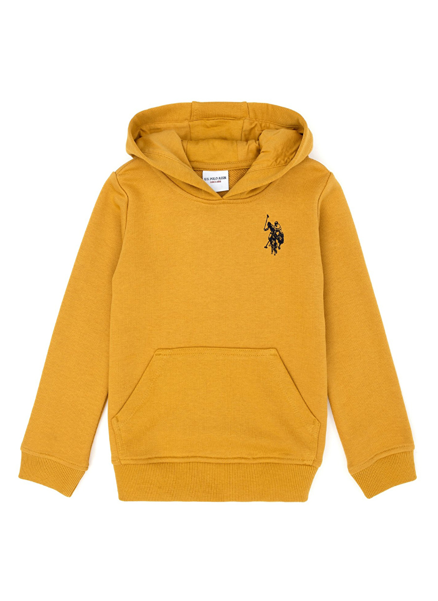 U.S. Polo Assn. Erkek Çocuk Hardal Sweatshırt GURINKIDSSK023