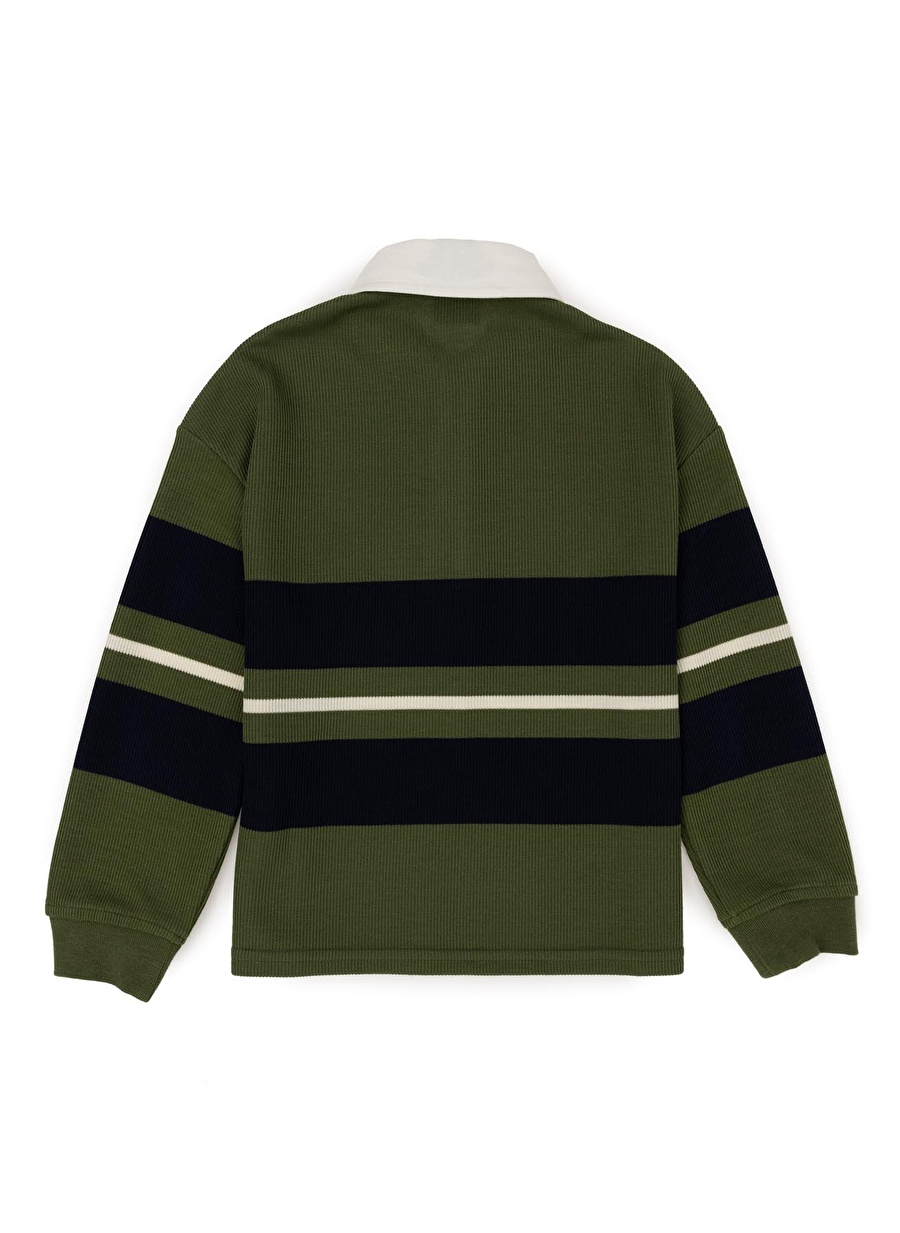 U.S. Polo Assn. Yeşil Erkek Çocuk Sweatshirt JEGAKIDS _1