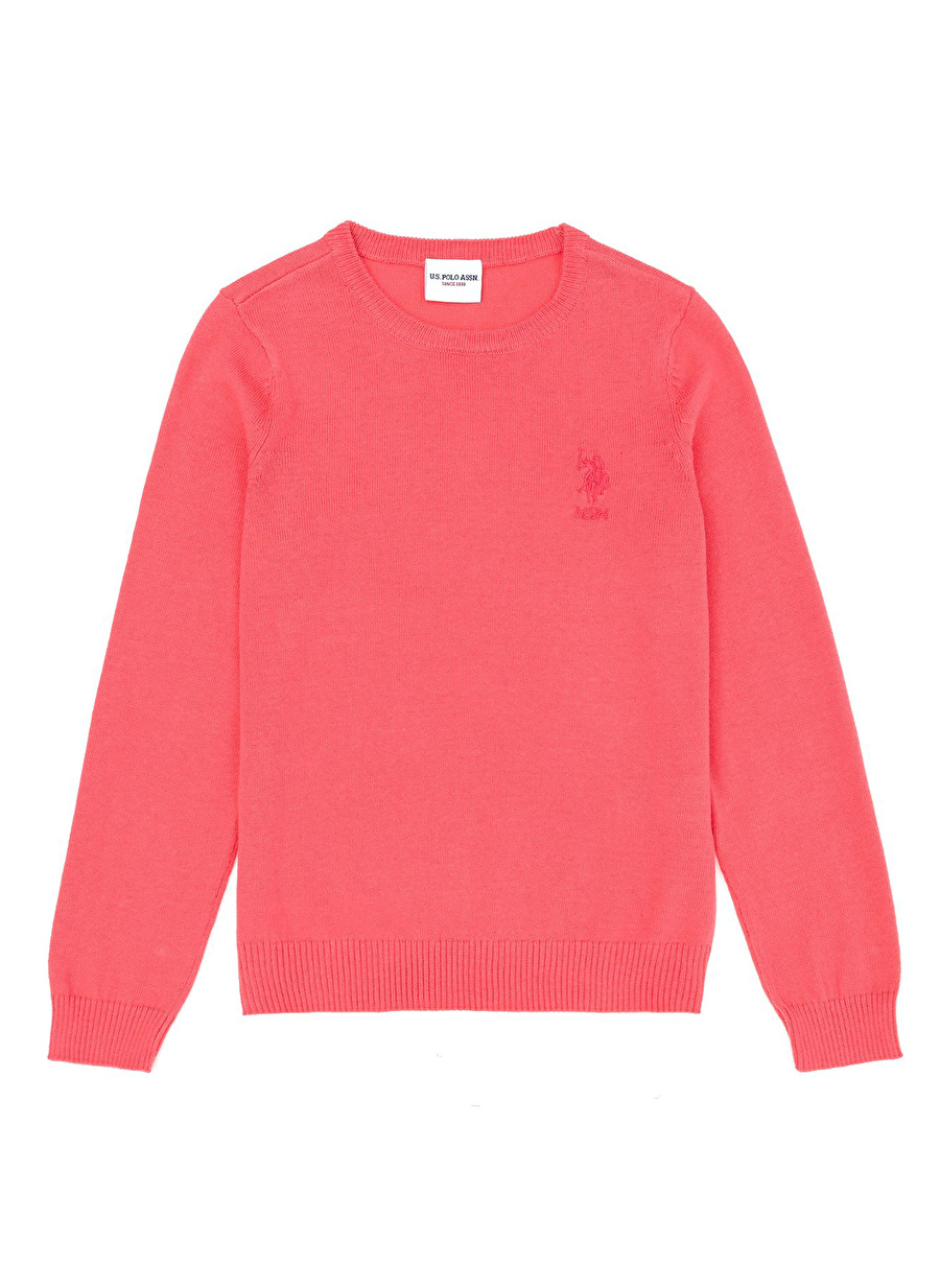 U.S. Polo Assn. Pembe Kız Çocuk Kazak KCB01-SK23