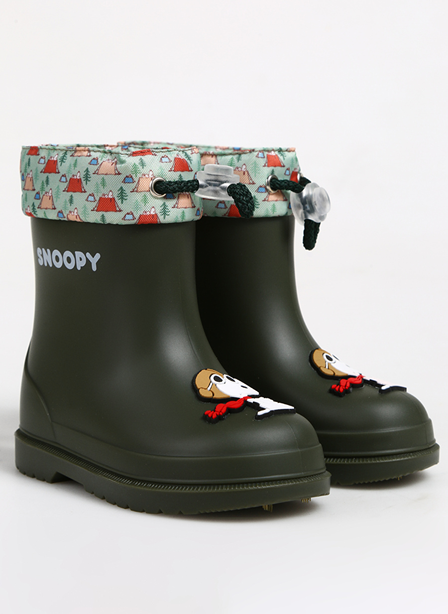 Igor Haki Erkek Bebek Yağmur Botu W10277 BIMBI SNOOPY 042 Kaki_4