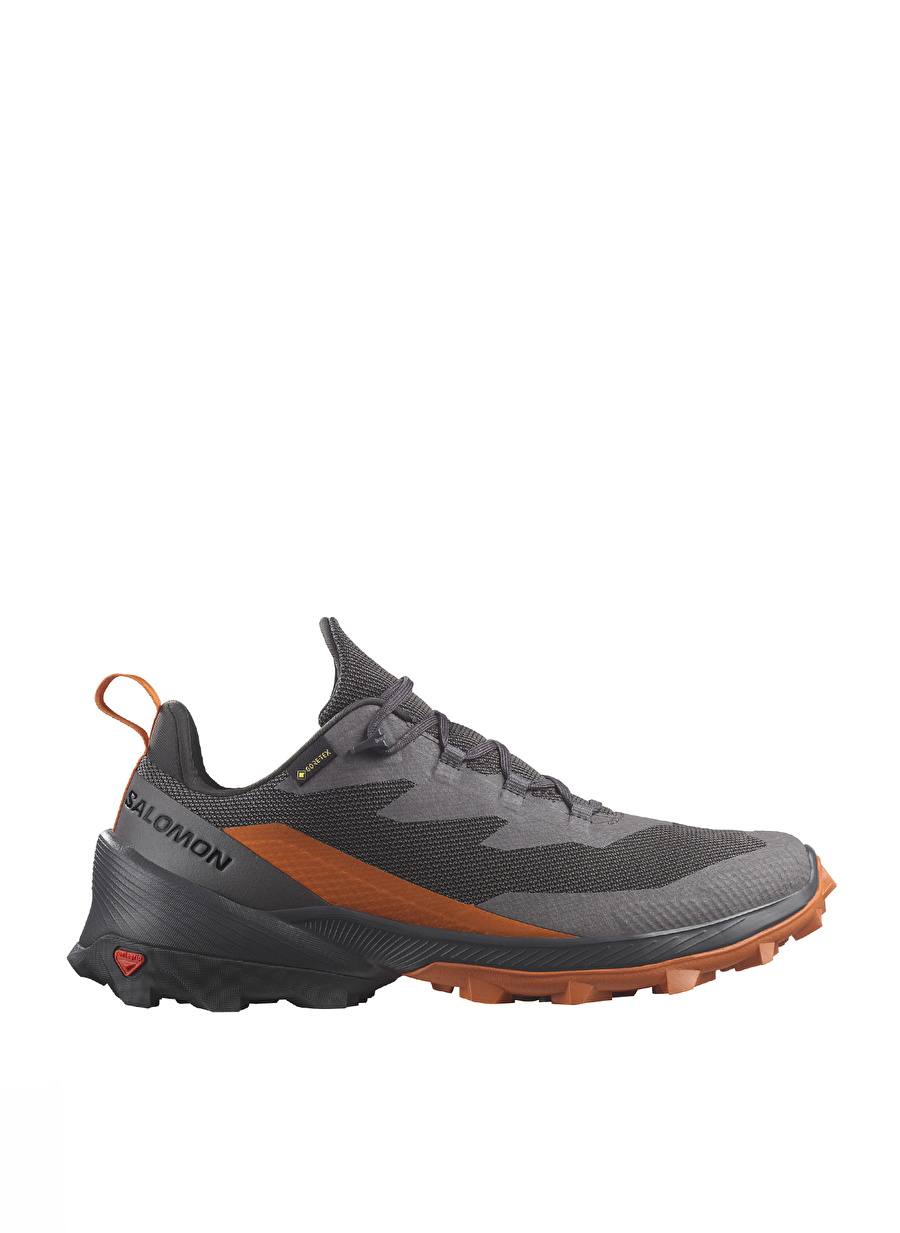 Salomon Siyah - Gri - Turuncu Erkek Goretex Outdoor Ayakkabısı CROSS OVER 2 GTX