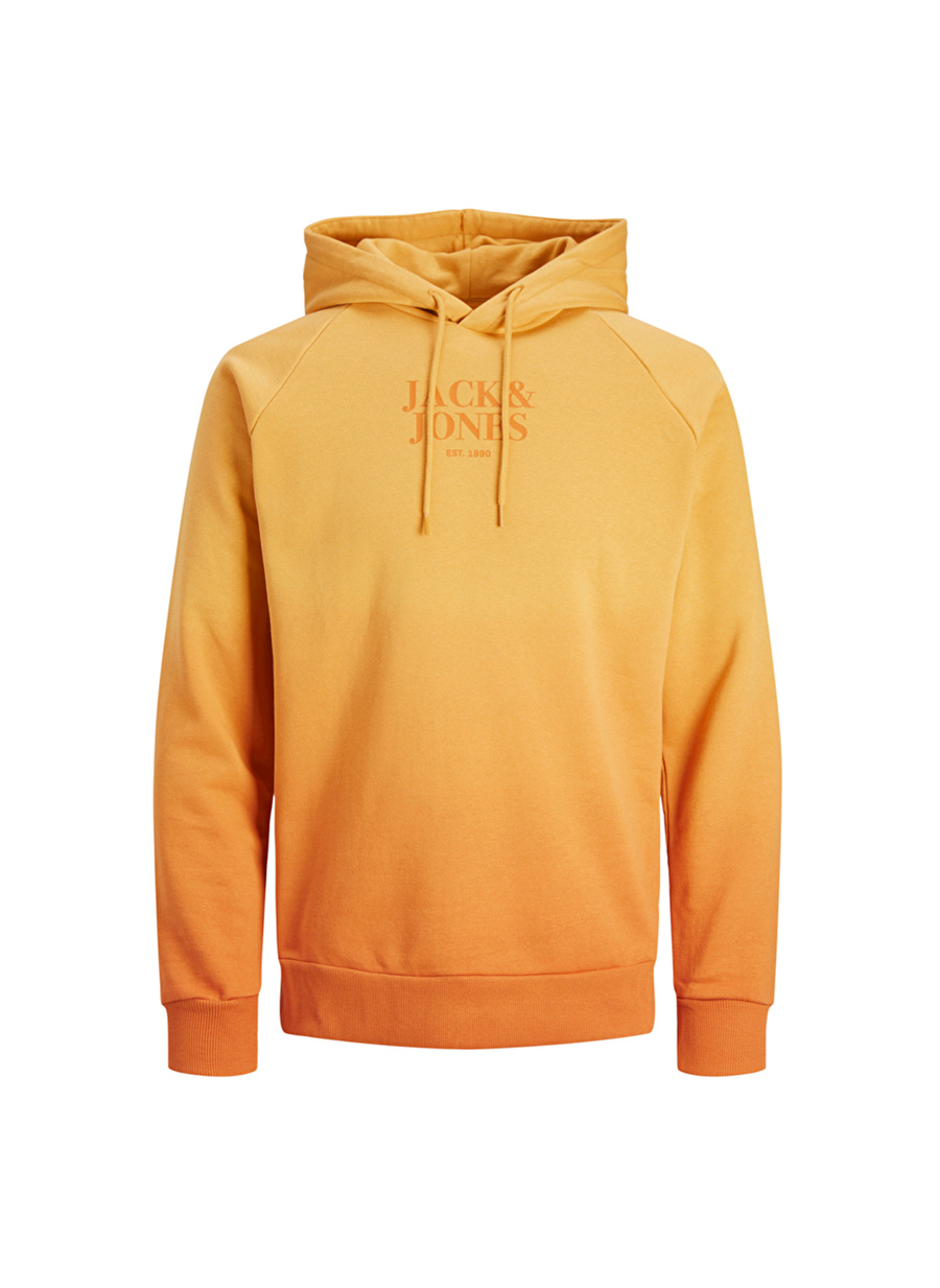 Jack & Jones Kapüşon Yaka Koyu Kahve Erkek Sweatshırt 12236151_JJFADE SWEAT HOOD