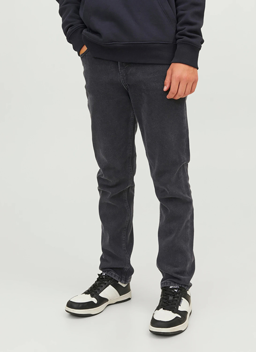 Jack & Jones JJICLARK JJORIGINAL MF 912 NOOS JNR Siyah Erkek Normal Bel Normal  Denim Pantolon