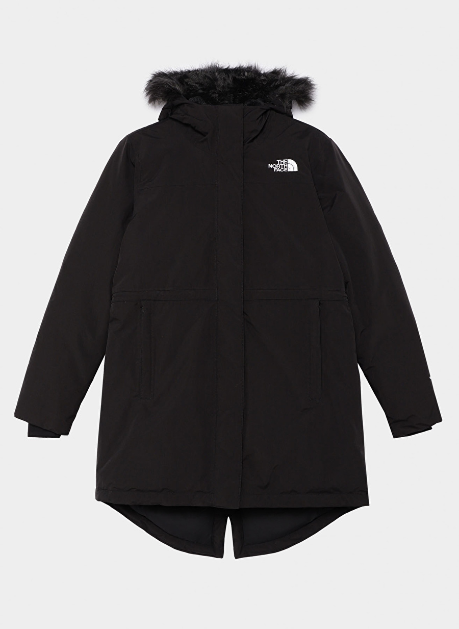 The North Face Siyah Kız Çocuk Fermuarlı Uzun Kollu Mont NF0A82Y4JK31 G ARCTIC PARKA