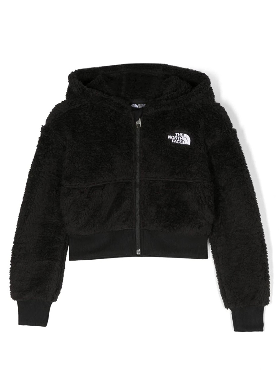 The North Face Siyah Kız Çocuk Fermuarlı Uzun Kollu Mont NF0A84N4JK31 G SUAVE OSO F/Z HOODED