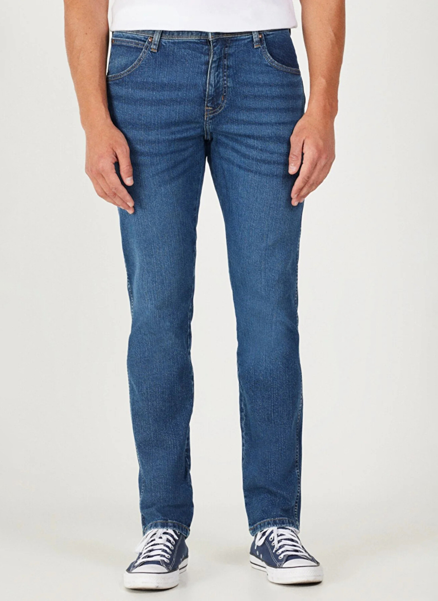 Wrangler Normal Bel Slim Fit Erkek Denim Pantolon W12S057XT Texas Slim Jean Pantolon_2