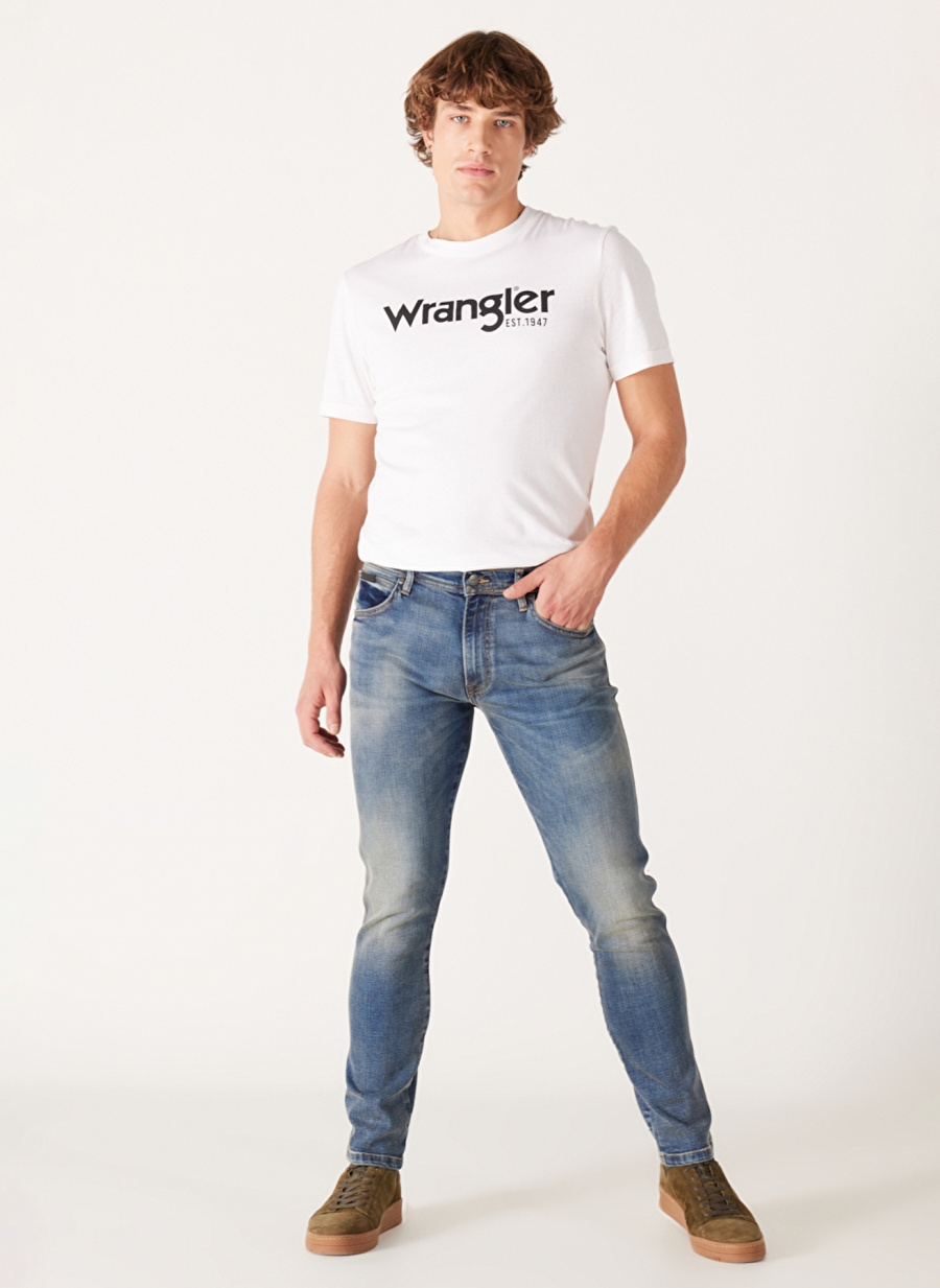 Wrangler Düşük Bel Slim Fit Erkek Denim Pantolon W18S031XT Larston Jean Pantolon