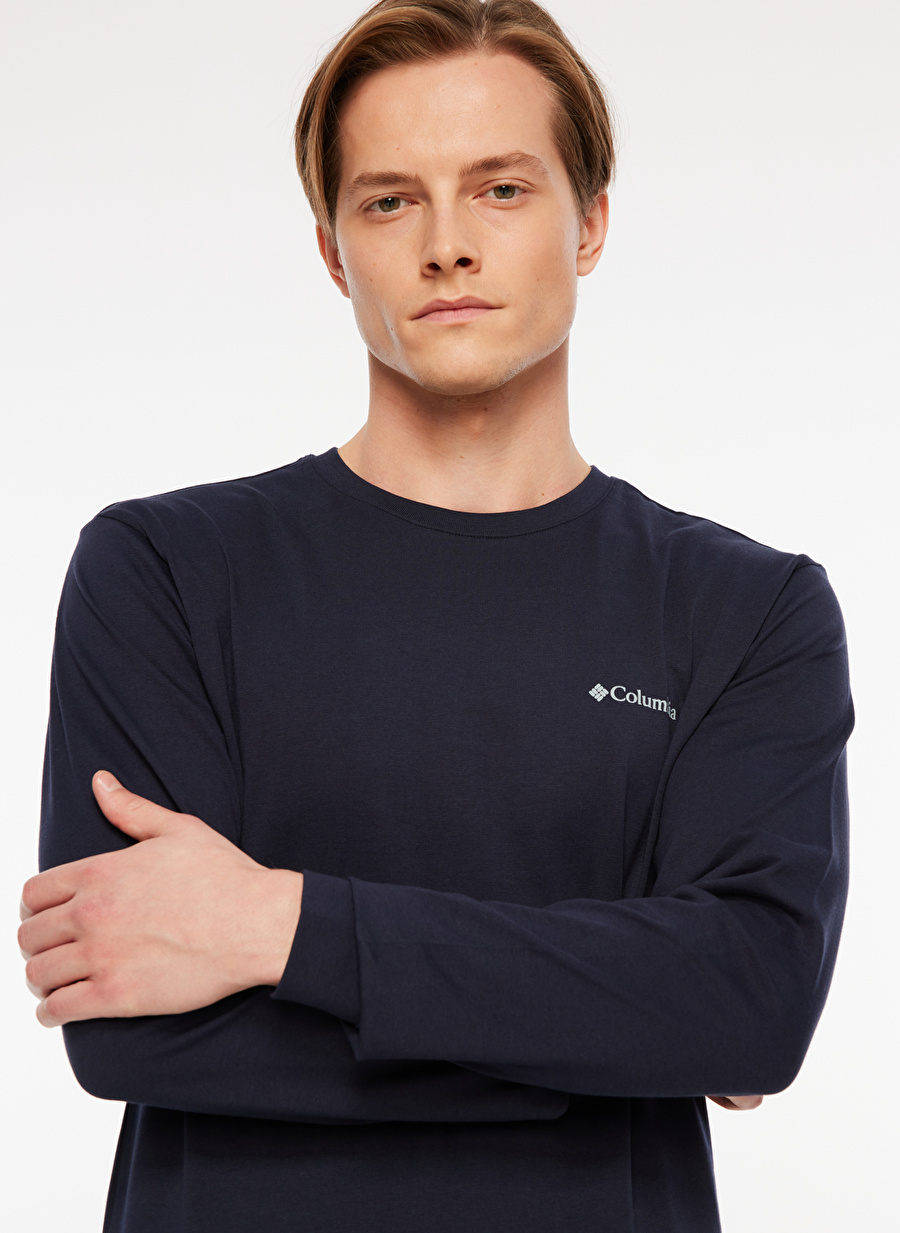 Columbia Lacivert Erkek O Yaka Sweatshirt CS0354472_CS0354 _2