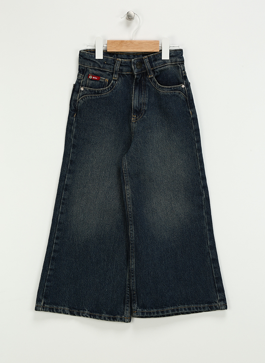 Lee Cooper Normal Bel Mavi Kız Çocuk Denim Pantolon 241 LCG 121003 SANDY DIRTY WASH