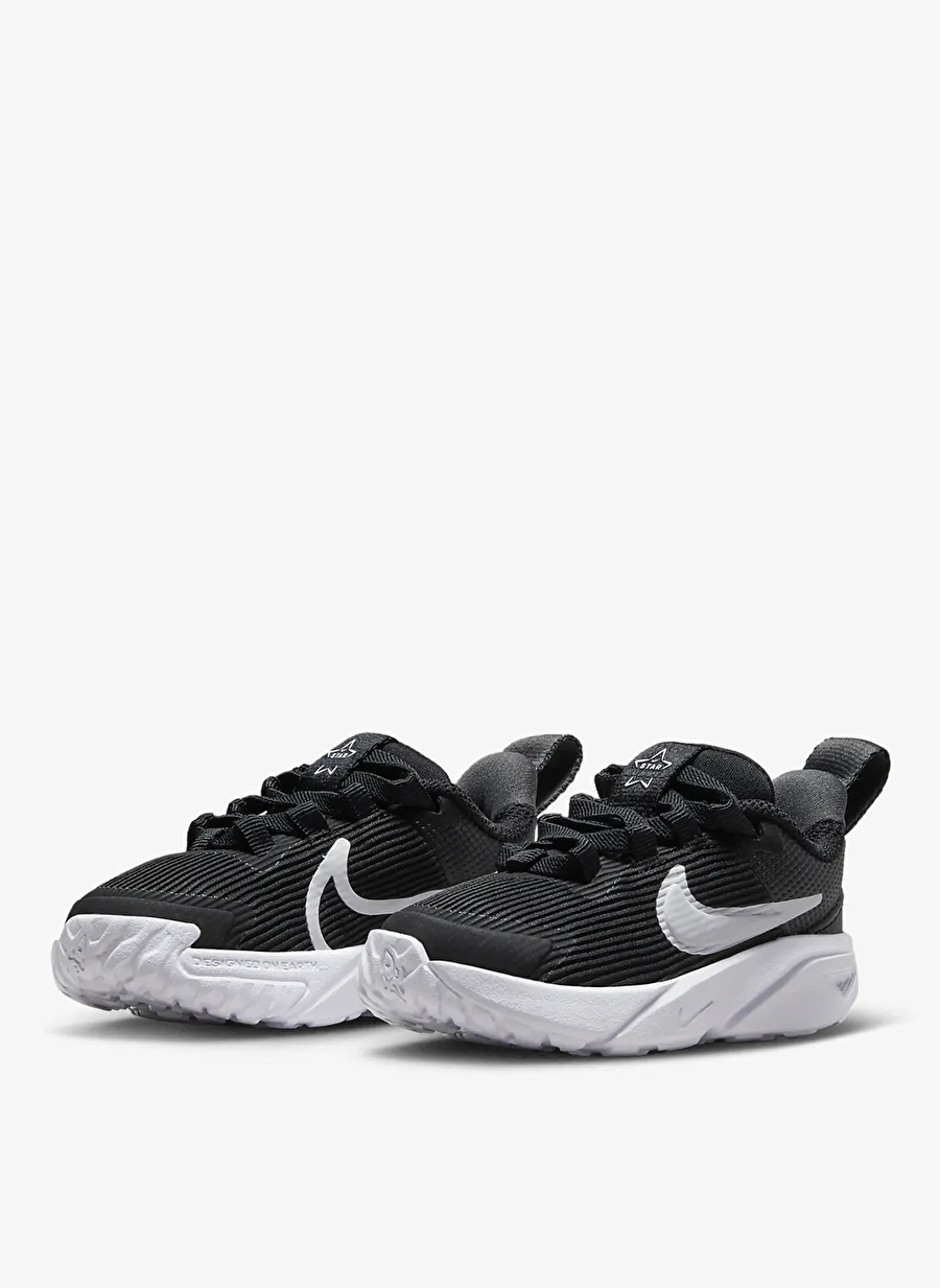 Nike Çocuk Siyah - Gri - Gümüş Yürüyüş Ayakkabısı DX7616-001 NIKE STAR RUNNER 4 NN (T   _4