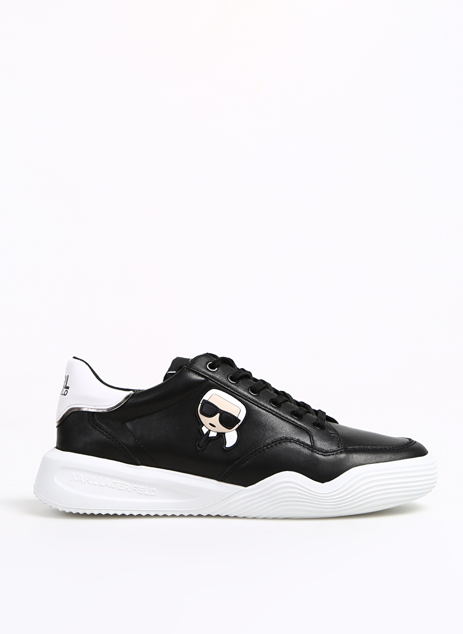 KARL LAGERFELD Siyah Erkek Deri Sneaker KL52830