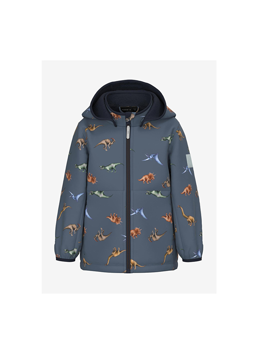 Name İt Mavi Erkek Çocuk Mont NMMMALTA05 JACKET LITTLE DINO FO