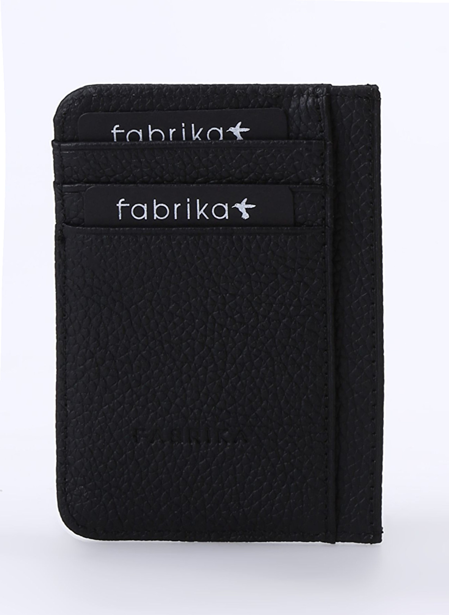 Fabrika Siyah Erkek 8x11x1 cm Deri Cüzdan Frk 320 Flt Deri