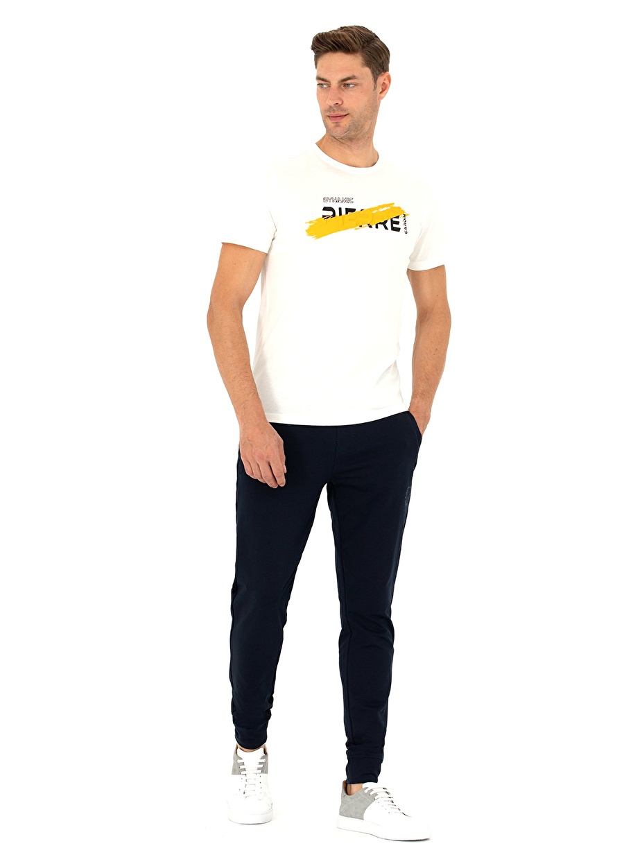 Pierre Cardin Normal Bel Slim Fit Lacivert Erkek Eşofman Altı LARSON