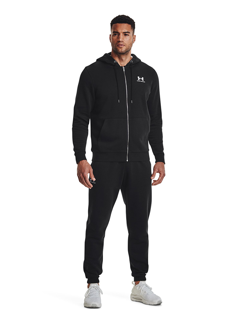 Under Armour Siyah Erkek Eşofman Altı 3882-001 UA Essential Fleece Jogger  _2