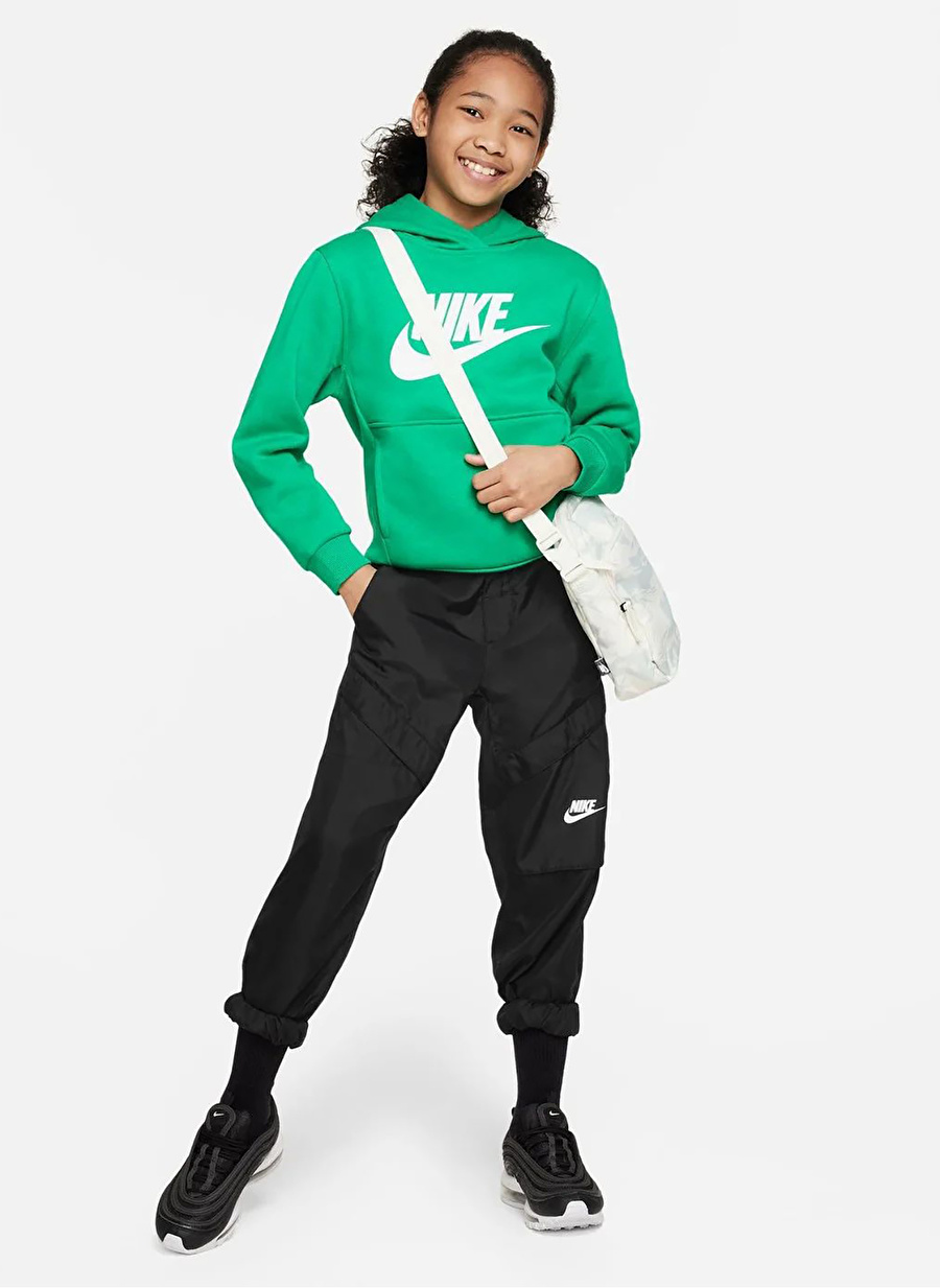 Nike Çocuk Yeşil Kapüşonlu Sweatshirt FD2988-324 K NSW CLUB FLC HDY