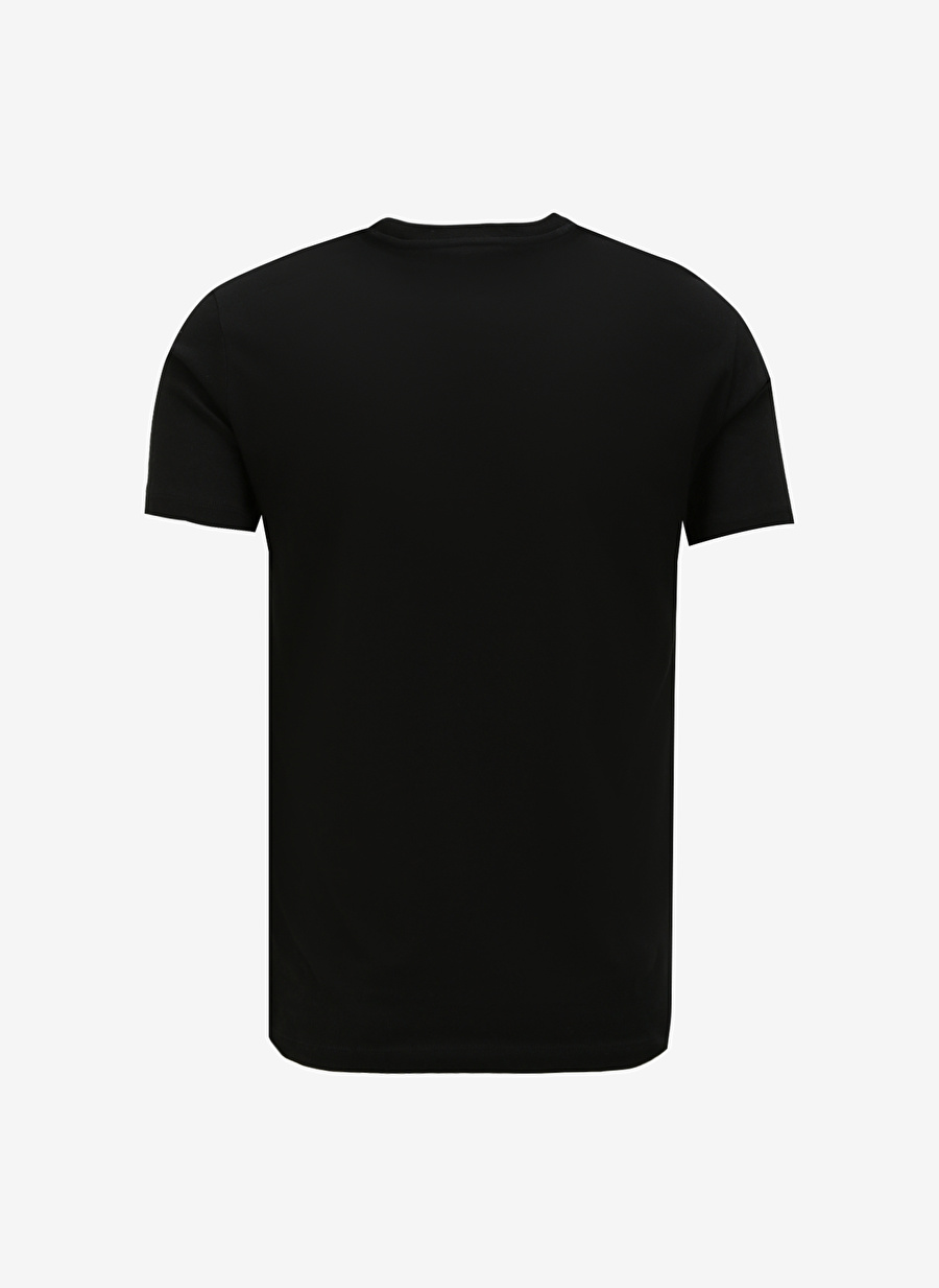 Armani Exchange Bisiklet Yaka Baskılı Siyah Erkek T-Shirt 6RZTAC 1200 BLACK