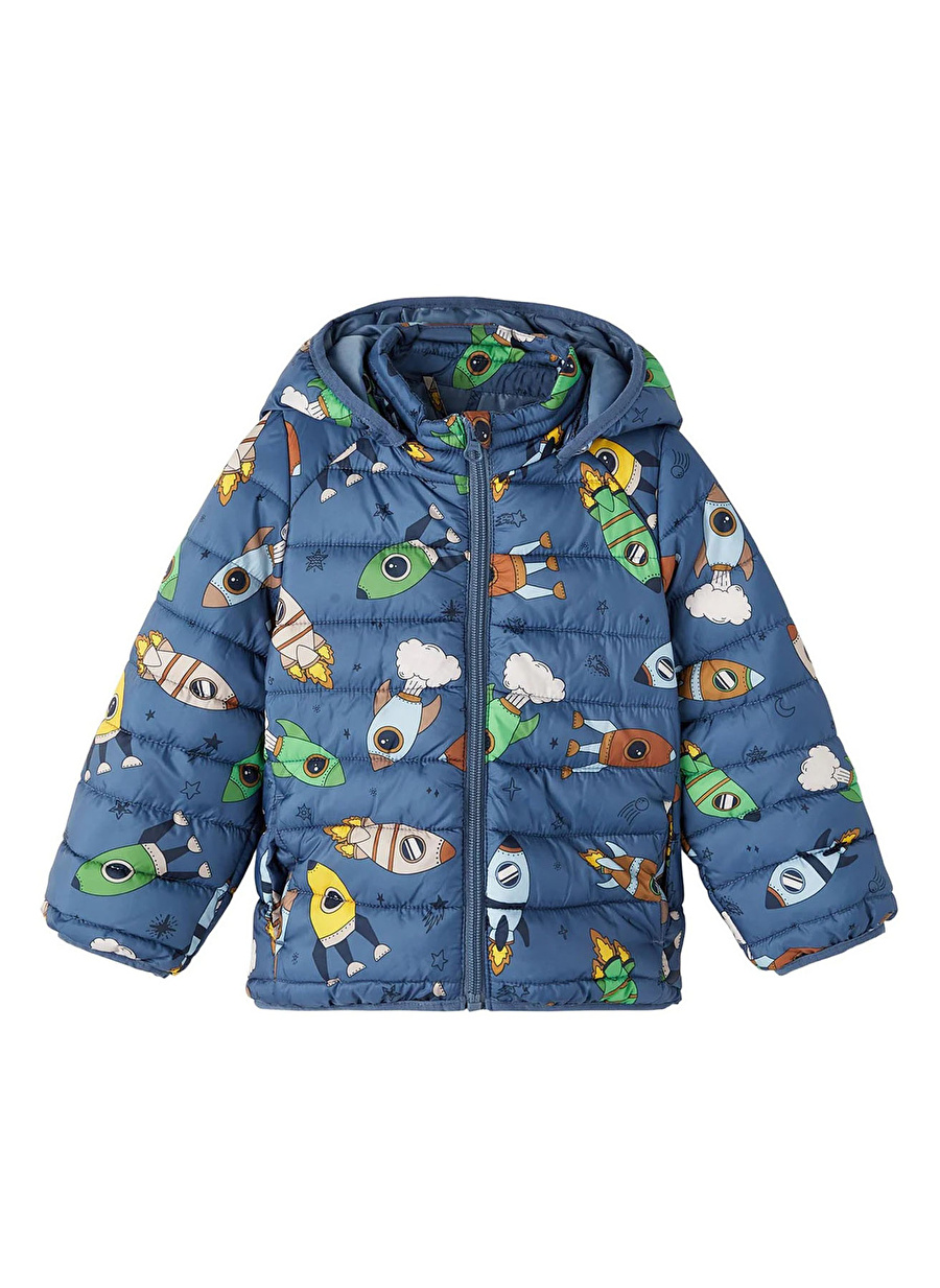 Name İt Mavi Erkek Bebek Mont NMMMONTY JACKET ROCKET