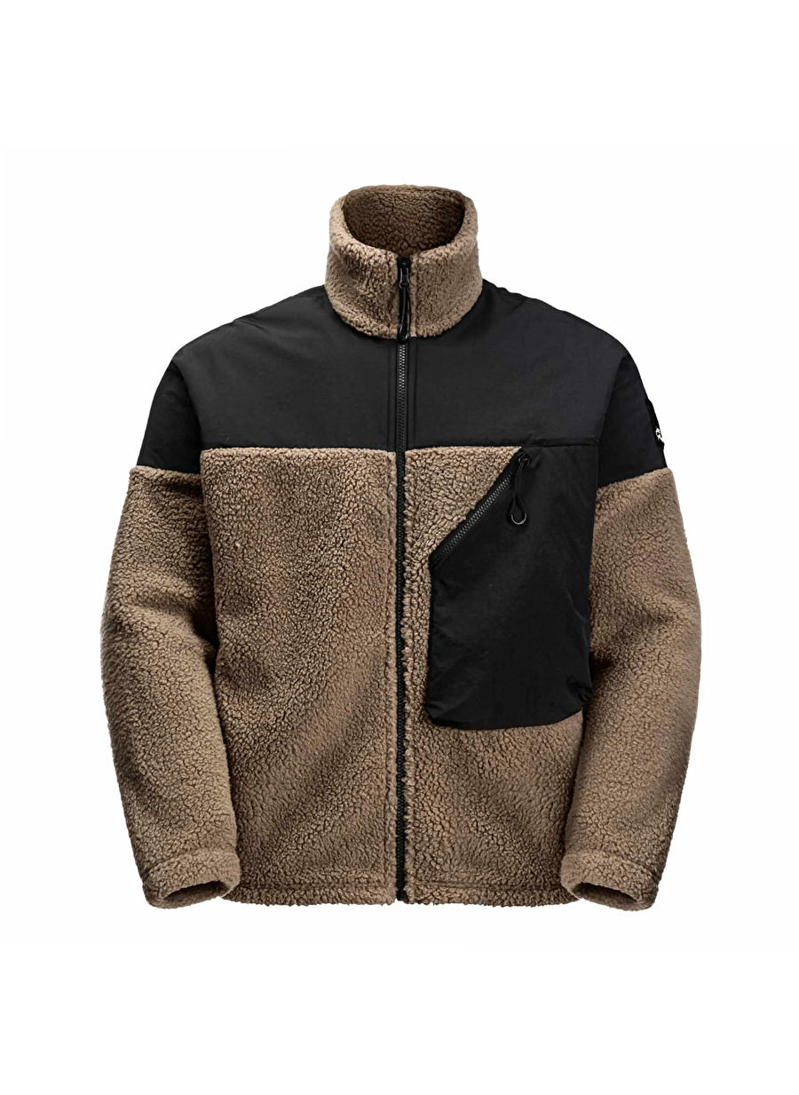 Jack Wolfskin Kahve Erkek Polar Sweatshırt Maarweg Jkt