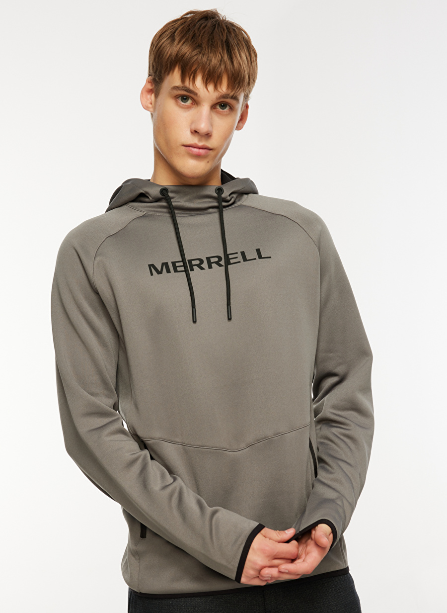 Merrell Gri Erkek Kapüşon Yaka Sweatshirt M23SEARCHSearch