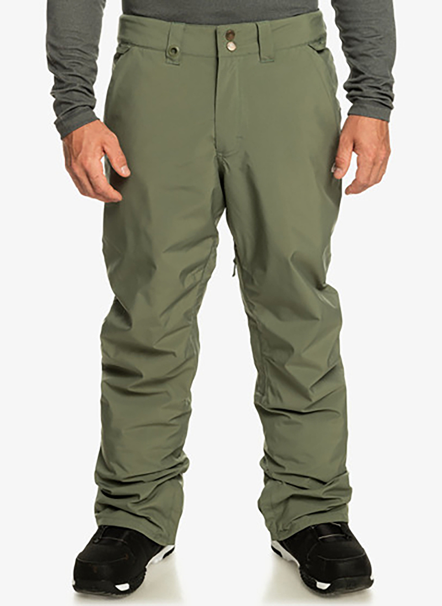 Quiksilver Haki Erkek Regular Fit  Waterproof Kayak Pantolonu EQYTP03146 Estate Pt