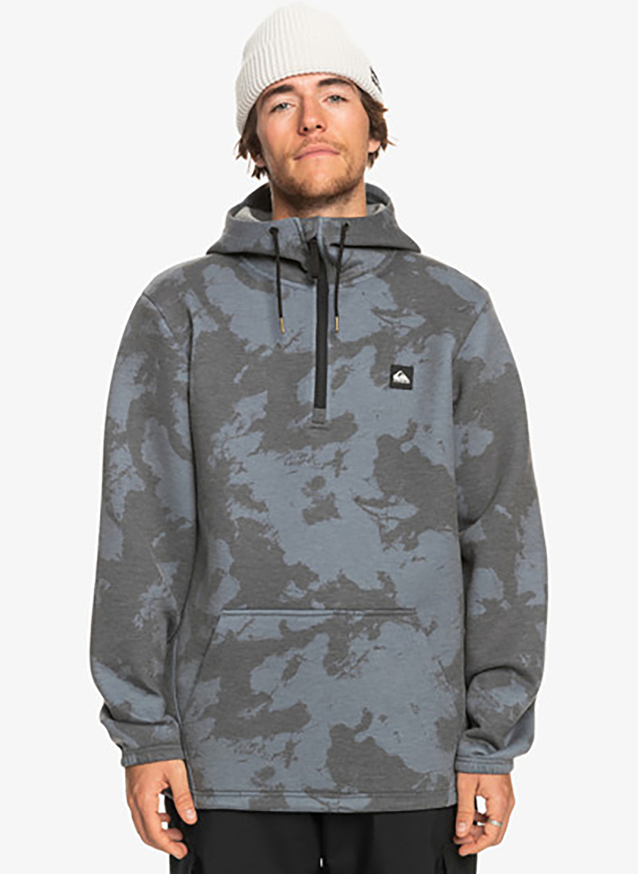 Quiksilver Çok Renkli Erkek Kapüşon Yaka Polar Sweatshırt EQYFT04646 Shredder Hoodie