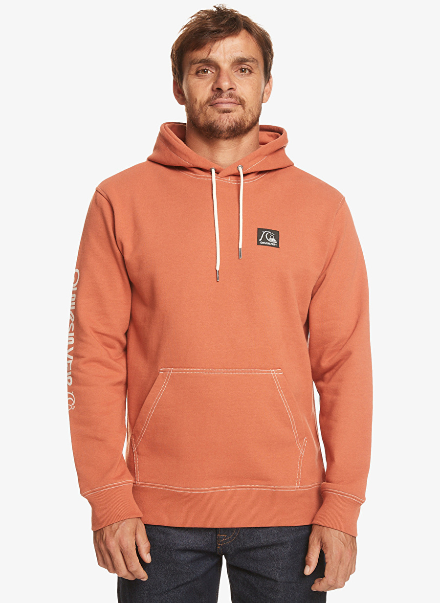 Quiksilver Turuncu Erkek Sweatshirt EQYFT04794 The Original Hood