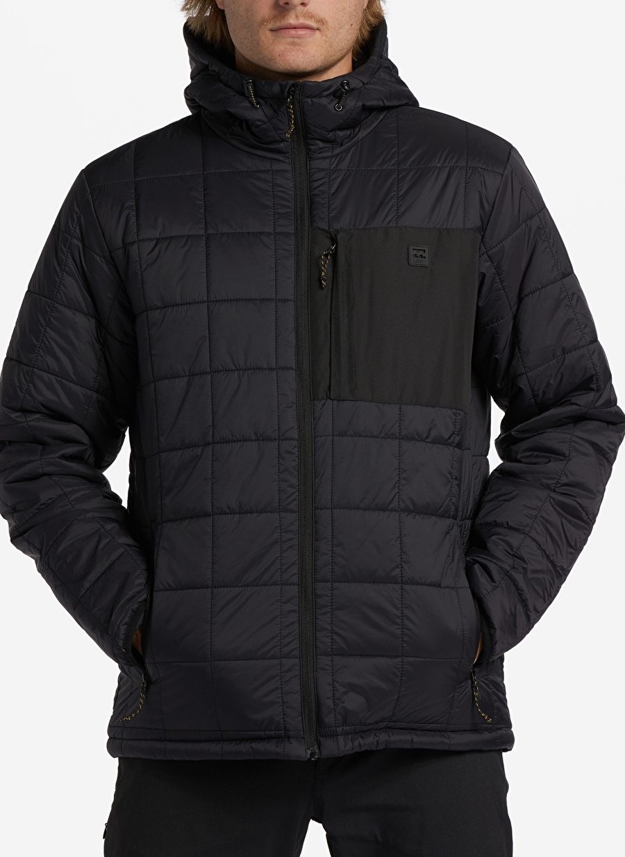 Billabong Siyah Erkek Kapüşon Yaka Ceket ABYJK00162 Journey Puffer Jacket