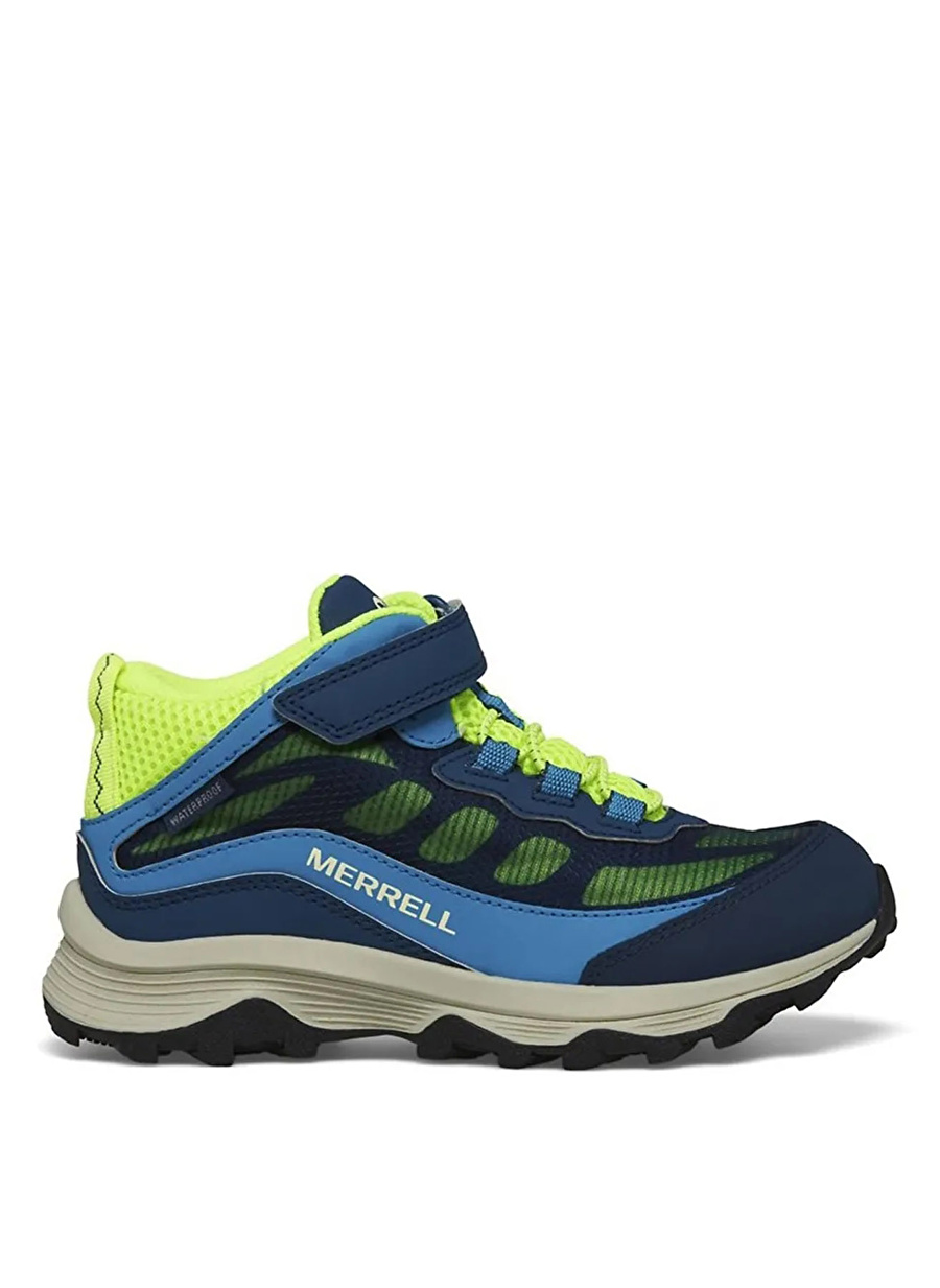 Merrell Lacivert Erkek Çocuk Waterproof Bot MK267121 MOAB SPEED MID A/C WTRPF