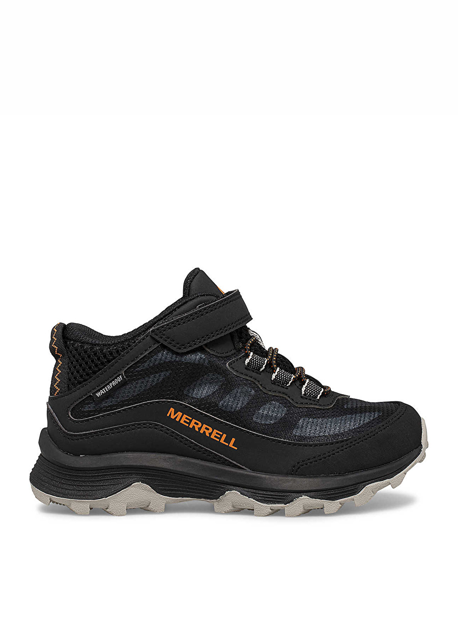 Merrell Siyah Erkek Çocuk Waterproof Bot MK265951 MOAB SPEED MID A/C WTRPF