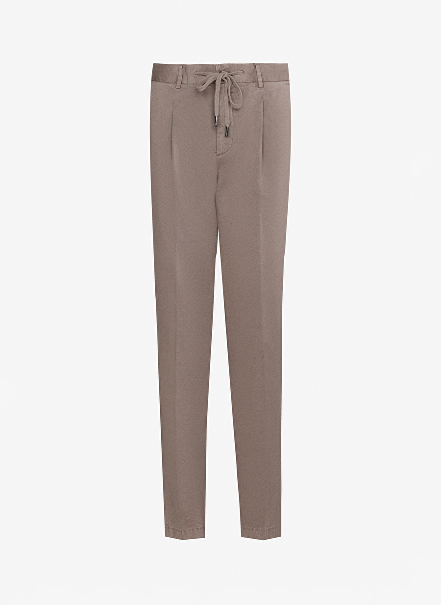 Brooks Brothers Normal Bel Normal Paça Standart Vizon Erkek Pantolon BBFW23MPT005