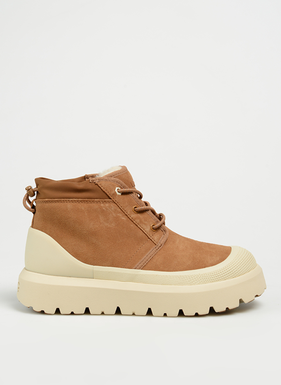 Ugg Süet + Tekstil Taba - Beyaz Erkek Bot 1143991 M CLASSIC ULTRA MINI