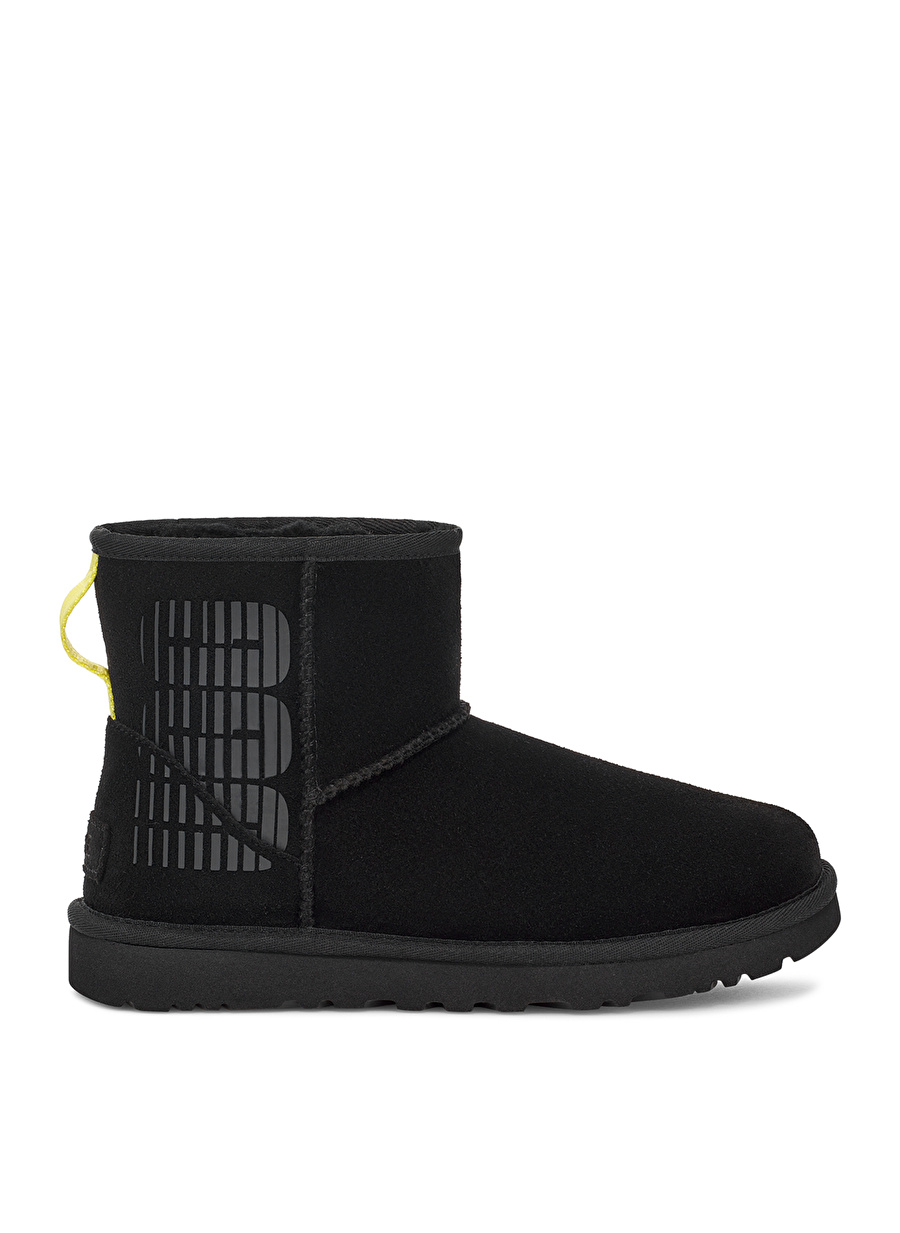 Ugg Süet Siyah Kadın Bot MINI UGG SIDE LOGO1144057