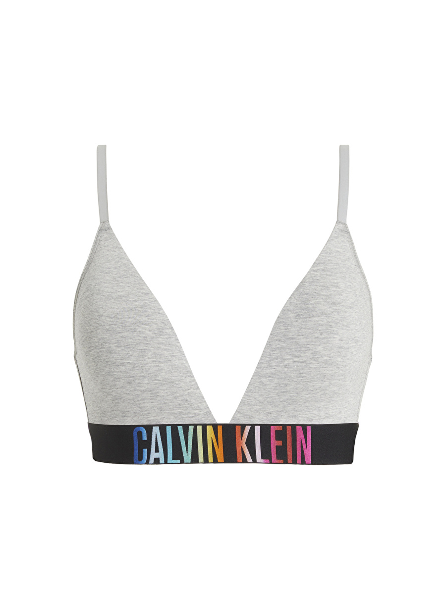 Calvin Klein Gri - Çok Renkli Balenli Sütyen 000QF7830E