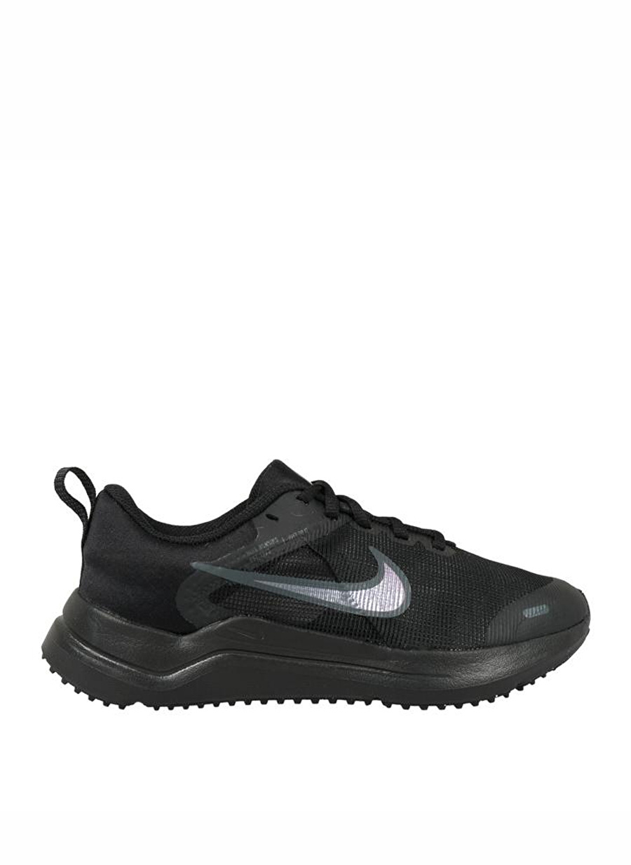 Nike Siyah - Gri - Gümüş Kız Çocuk Yürüyüş Ayakkabısı DM4194-002 NIKE DOWNSHIFTER 12 NN