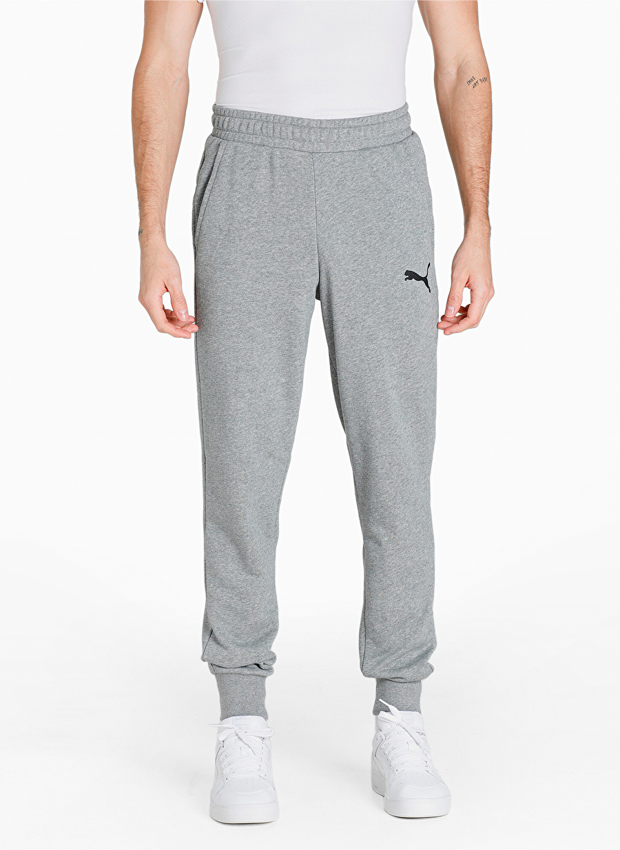 Puma Gri Erkek Regular Fit Eşofman Altı 58671653-ESS Logo Pants