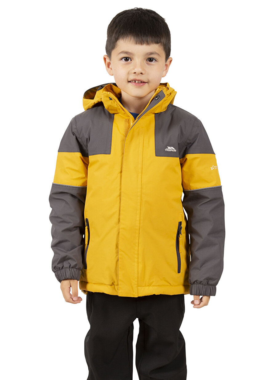 Trespass Sarı Erkek Çocuk Mont UNLOCK - MALE RAIN JKT TP50