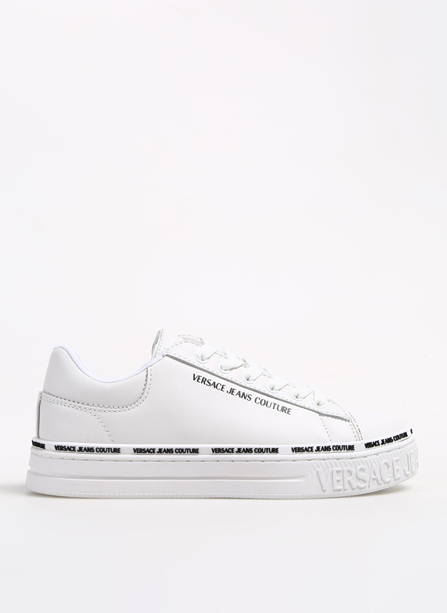 Versace Jeans Couture Beyaz Kadın Deri Sneaker 75VA3SK5ZP315003