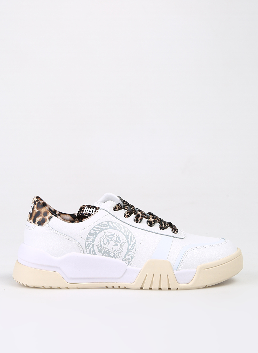 Just Cavalli Beyaz Kadın Deri Sneaker 75RA3SA2ZP378003