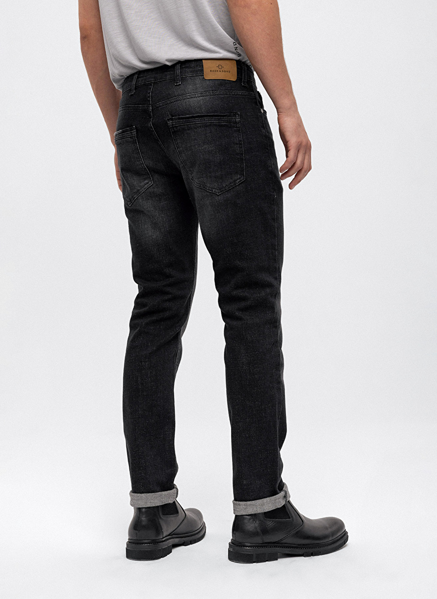 Back and Bond Normal Bel Normal Paça Slim Fit Antrasit Erkek Pantolon B33W35016_7