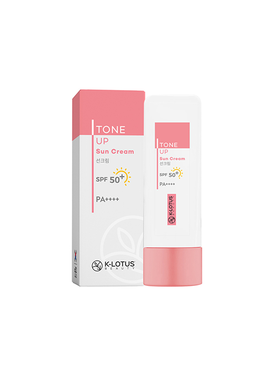 K-Lotus Beauty Tone Up Ton Dengeleyici ve Aydınlatıcı Güneş Kremi Yüz ve Vücut SPF 50+ PA++++ 50ml