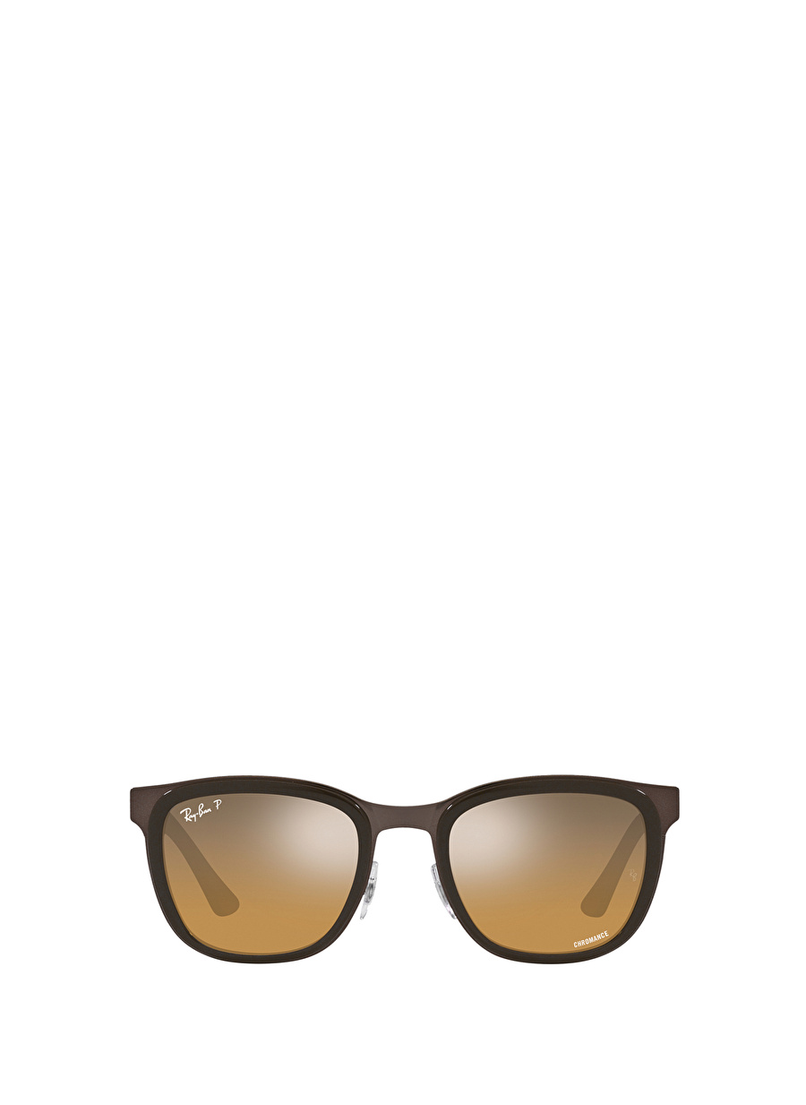 Ray-Ban Clyde RB3709 Kare Kahve Polarize Unisex Güneş Gözlüğü