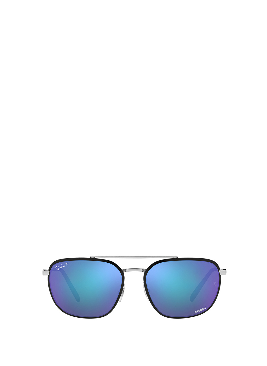 Ray-Ban Chromance RB3708 Kare Siyah Polarize Unisex Güneş Gözlüğü