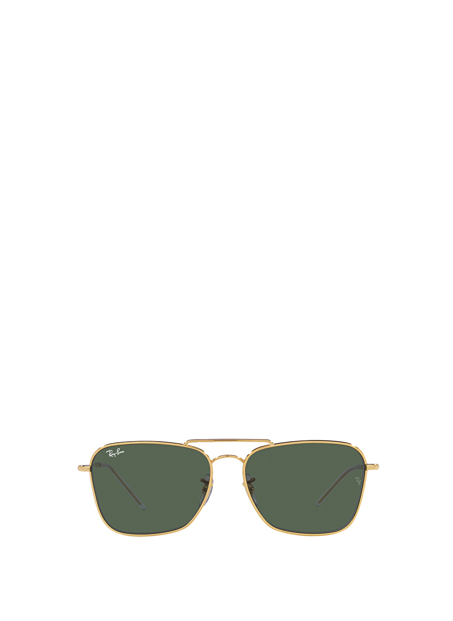 Ray-Ban Caravan Reverse RBR0102S Kare Altın Unisex Güneş Gözlüğü